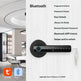 Bluetooth Smart Fingerprint Door Lock – Gold, Black & Gray