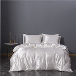Simulation Silk Three-piece Duvet Cover Bedding EX-STOCK Canada 