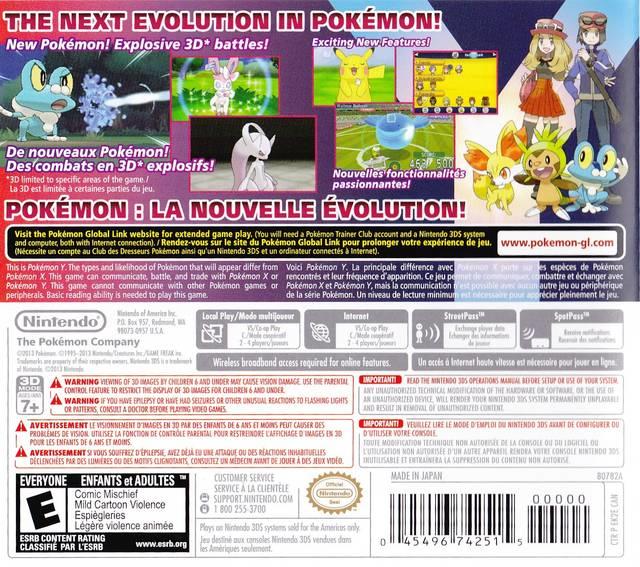 Pokémon Y 