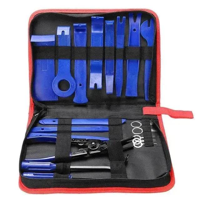 Plastic 19pcs Car Radio Panel Trim Dashboard Removal Set Easy Carry Disassemble Repair tool - EX-STOCK Canada
