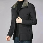 Fur Collar Thick Business Office Work Down Winter Jacket for men - EX-STOCK CANADA