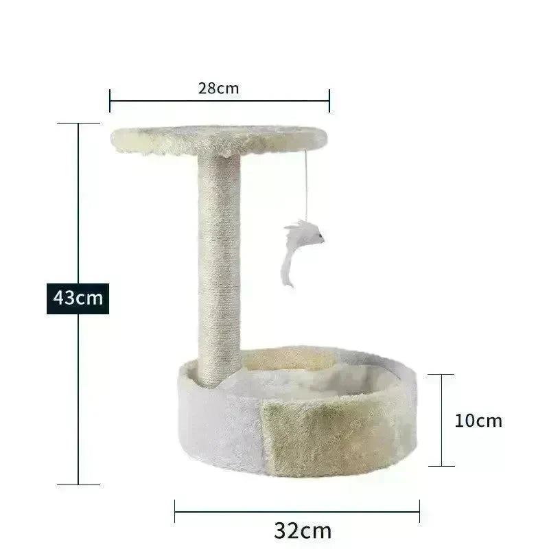 Cat Climbing Frame Litter Tree Integrated Grab - EX-STOCK CANADA