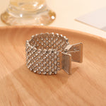 Decorative Ponytail Hair Clip Pearl Rhinestone Claw Clip