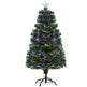 4ft Pre-Lit Optic Fiber Xmas Tree Artificial Spruce Tree Top Star EX-STOCK Canada 