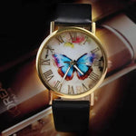 Roman scale butterfly belt watch Fashion universal gold shell watch - EX-STOCK Canada