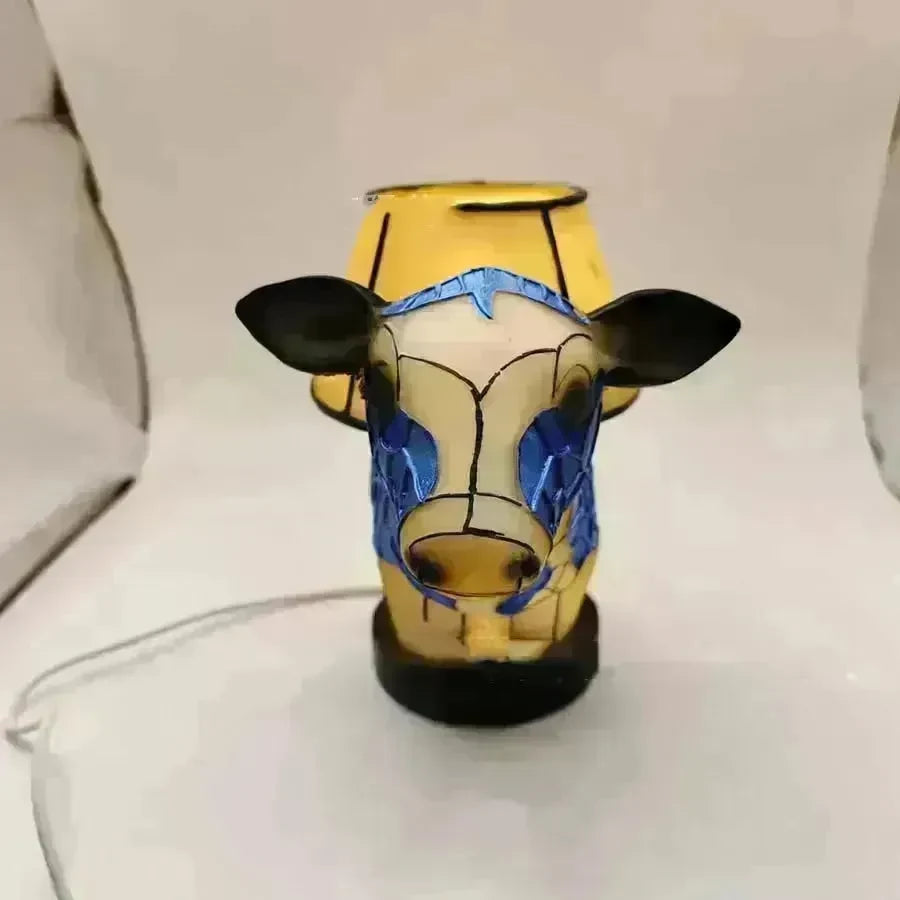 Beautiful Cow Table Lamp Bedside Table Lamp With USB Bedside Lamp For Living Room Bedroom Dormitory Bra Ornament - EX-STOCK CANADA