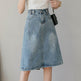 Summer Design Denim Skirt Mid-length Jeans Skirt - EX-STOCK Canada