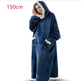 Fleece Oversized Hoodie Blanket Winter Warm Home Clothes Women Men Oversized Pullover With Pockets - EX-STOCK Canada