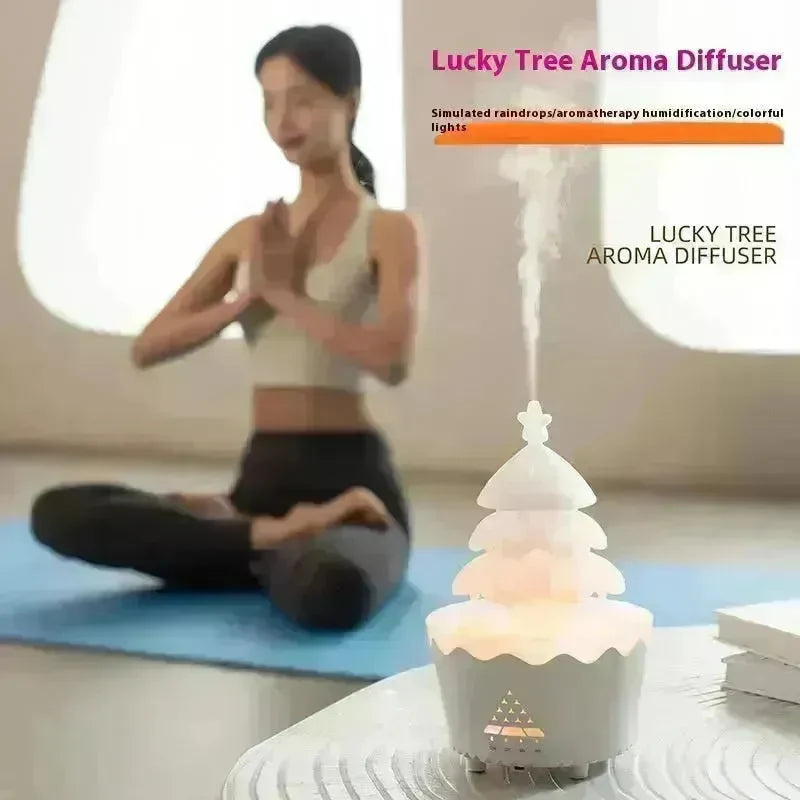 2024 New Design Essential Oil Aroma Diffuser Household Mute Small Remote Control Humidifier Suitable For Home Christmas Gift - EX-STOCK CANADA