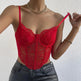 Lace Slim-fit Tank Top Women - EX-STOCK CANADA