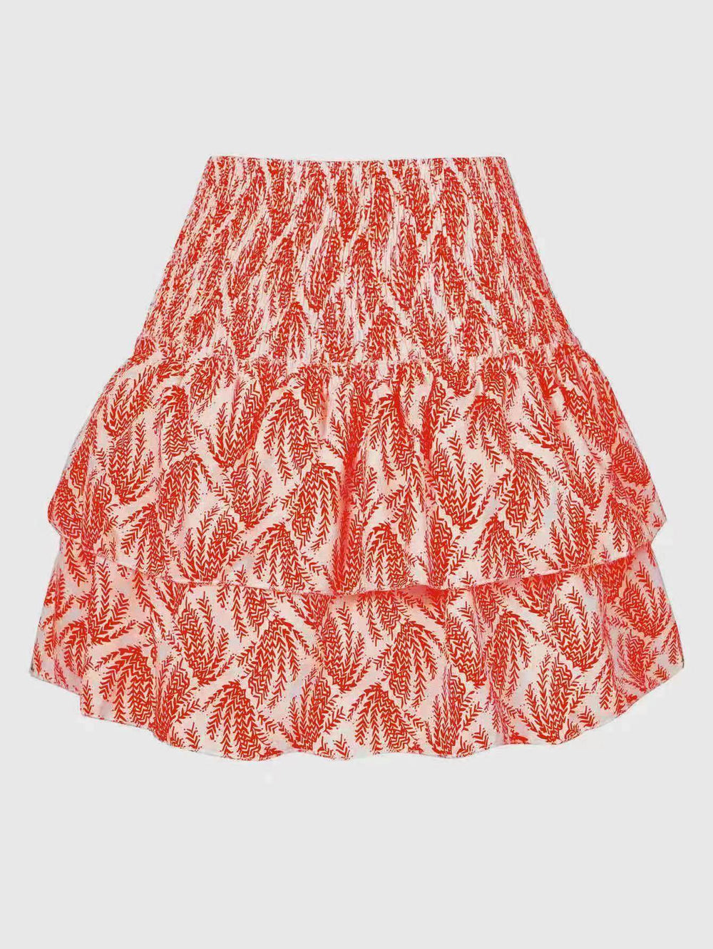 Leisure Versatile Lotus Leaf Women's Mini layered Skirt - EX-STOCK Canada