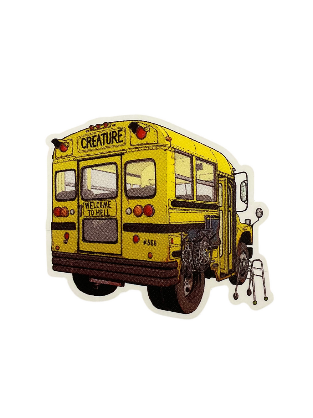 Crt Sticker 4" Maniac Bus - EX-STOCK Canada