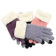 Winter knitted Woolen gloves Unisex thermal gloves faux fur gloves - EX-STOCK Canada