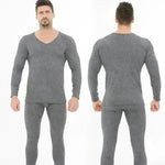 Winter Men's Sleepwear Loungewear Cashmere Long John set - EX-STOCK CANADA