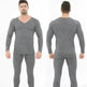 Winter Men's Sleepwear Loungewear Cashmere Long John set - EX-STOCK CANADA