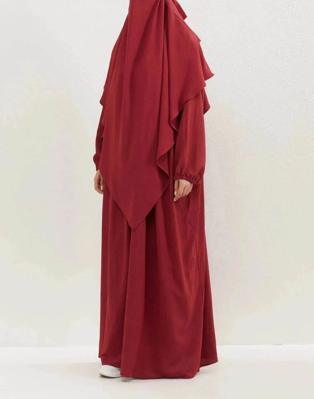 Hijab Abaya for Umrah Two piece Dress with Headscarf Arabwear for Women Jalabiya for Women - EX-STOCK Canada