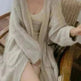 New Style Women Autumn Winter Fleece Long Kimono Sweater Jacket coat - EX-STOCK CANADA