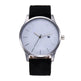 Men watch Fashion Business Large Dial Watch For Men's Matte Belt Simple Quartz Wrist Watch Men clock - EX-STOCK Canada