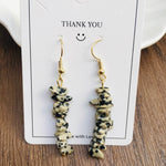 Handmade DIY Natural Crystal Stone Beaded Earrings - EX-STOCK Canada