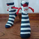 Christmas Stockings Autumn Winter Cotton Magnet Lodestone Hand Tube Socks - EX-STOCK CANADA