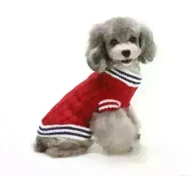 Pet Christmas Sweater Knit Turtleneck Pet Clothes Sweater Dog Sweater - EX-STOCK CANADA