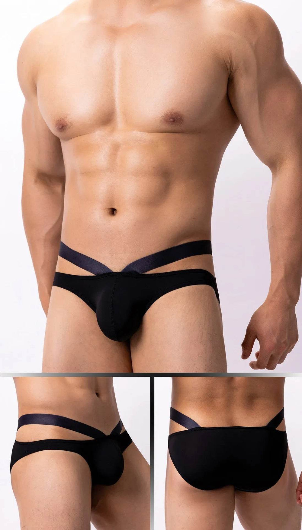 Thin Ice Silk Low Waist Men's Underwear Briefs - EX-STOCK Canada