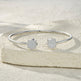 Moissanite Minimalist Platinum Bracelet – S925 Silver & GRA Certified
