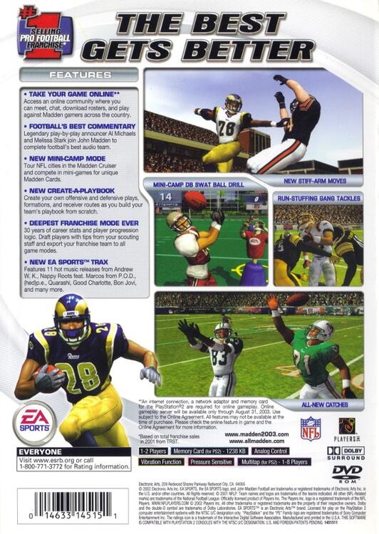 Madden NFL 2003 