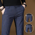 Fashion High Quality Men Spring Autumn Slim fit straight Trouser - EX-STOCK Canada