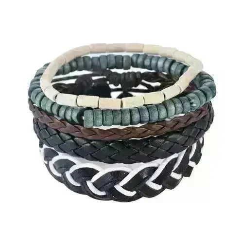 Multilayer Hemp Rope Beaded Bracelet for men and women - EX-STOCK CANADA