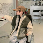 Children Lambswool fleece Warm Thickened Winter coat Cardigan Kids - EX-STOCK Canada