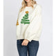 Women's Christmas Tree Casual Pullover Long Sleeve Sweater EX-STOCK Canada 