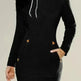 Women New hooded zipper pullover mid-length sweater - EX-STOCK CANADA