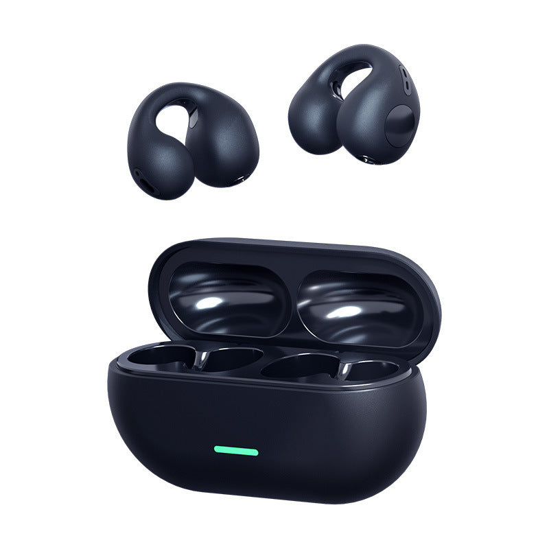 Wireless Ear Clip Bluetooth Headset TWS Comfortable Wear Not In-Ear Sports Wireless Bone Conduction 5.3 Bluetooth Headset EX-STOCK Canada 