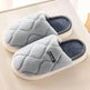 Plush Slippers Winter For Women Indoor Floor Bedroom Home Slipper Warm Solid House Shoes Men Couple - EX-STOCK Canada