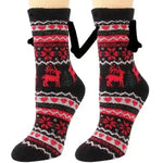 Soft Carton Christmas-themed Fleece Winter Home socks for Women - EX-STOCK CANADA