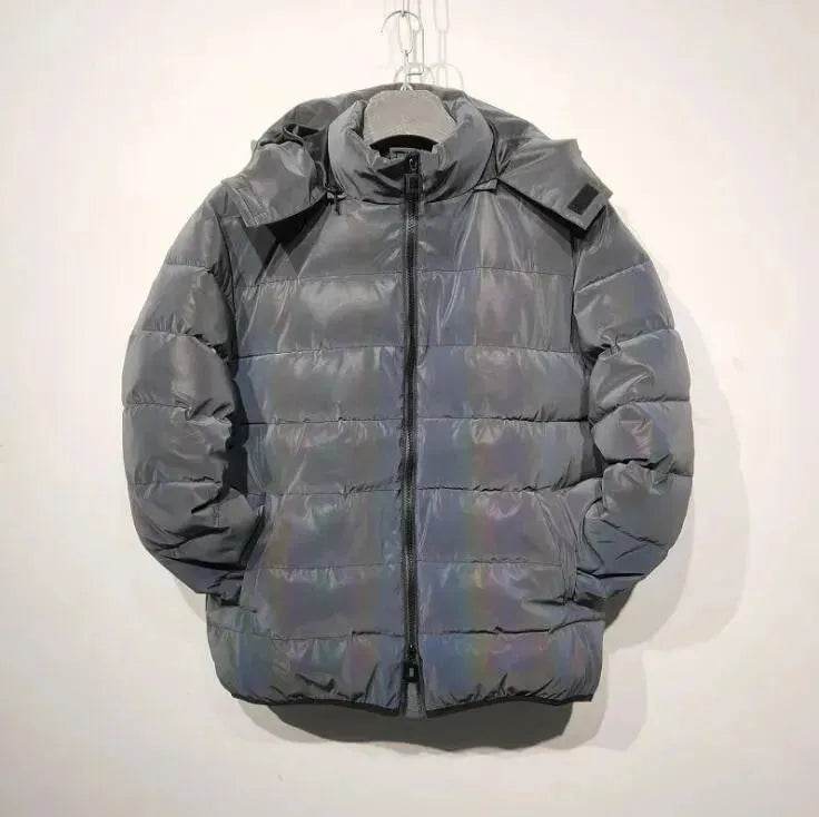 Rainbow reflection winter Puffer coat Unisex - EX-STOCK Canada
