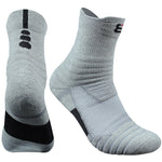 Cotton Blend Ankle Socks – Black, White & Gray | Short & Middle Tube