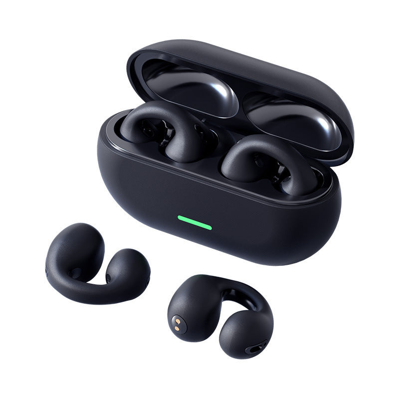 Wireless Ear Clip Bluetooth Headset TWS Comfortable Wear Not In-Ear Sports Wireless Bone Conduction 5.3 Bluetooth Headset EX-STOCK Canada 