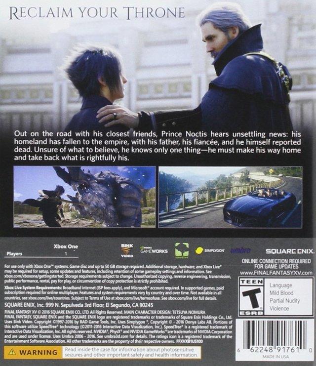FINAL FANTASY XV 