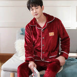 Flannel warm and thickened men's pajamas - EX-STOCK Canada