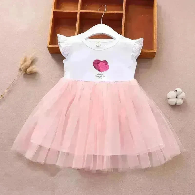 Newborn baby Girls' Summer Vest Dress Infant dresses. - EX-STOCK CANADA