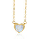 Romantic Heart Necklace Copper Zircon Pendant Necklace for women - EX-STOCK Canada