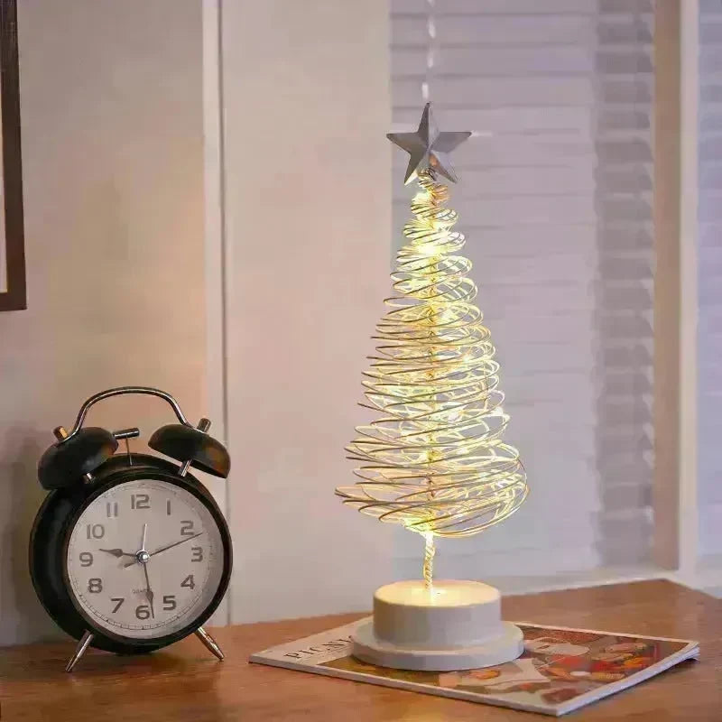 Spiral LED Light Christmas Tree Decoration Night Light Ornaments - EX-STOCK CANADA