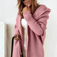 Oversized Head cover Knitted Long Kimono Cashmere Cardigan for Women - EX-STOCK Canada