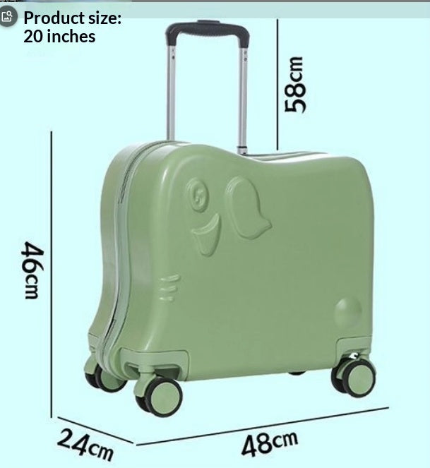 Cute Candy-colored Rolling Luggage For Kids | EX-STOCK Canada 