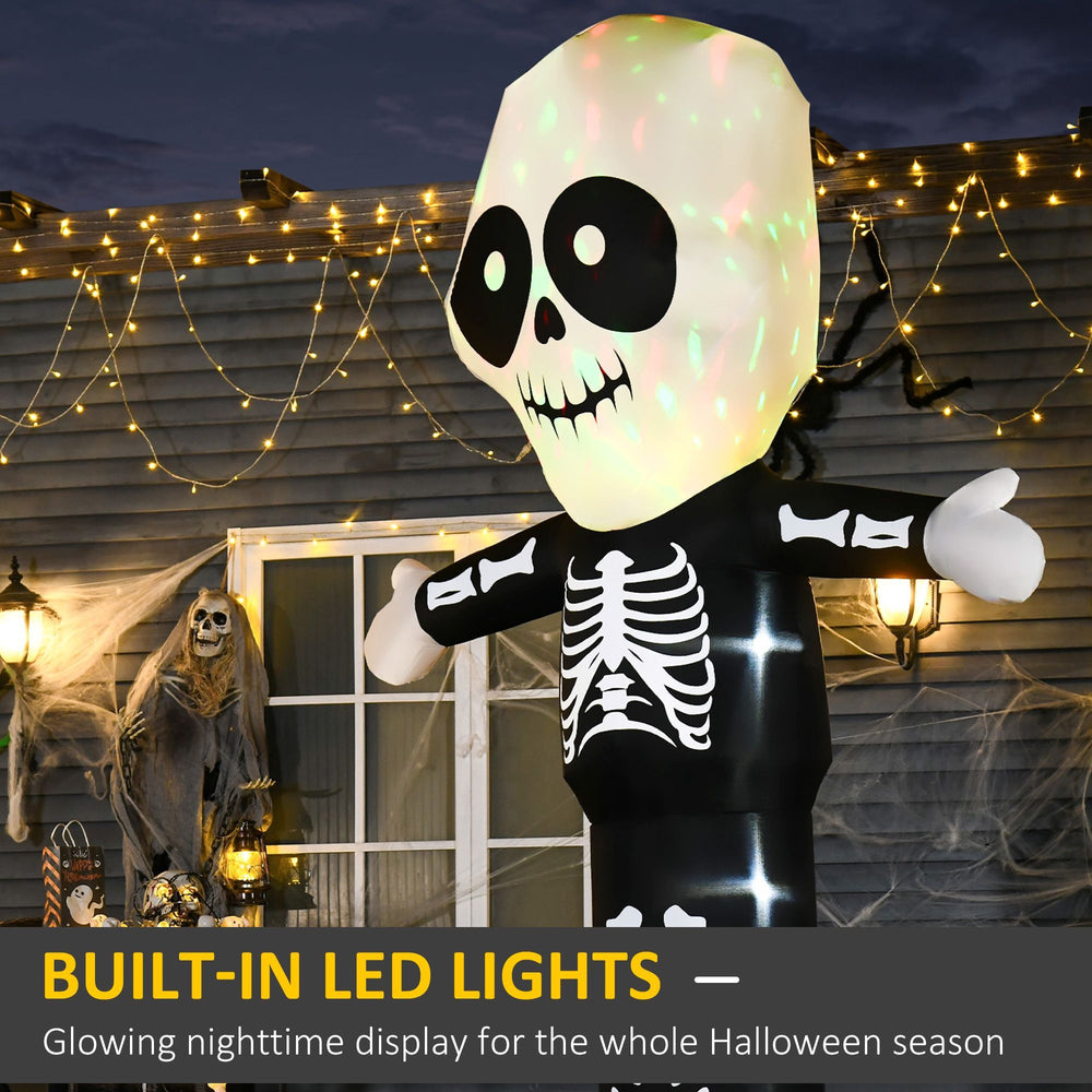 10ft Halloween Inflatable Skeleton Ghost Decoration, LED Lighted For Home Indoor Outdoor Garden Lawn Decoration Party Prop EX-STOCK Canada 