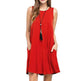 Casual Summer dress Women Pocket Dress Ladies beach mini dress - EX-STOCK Canada