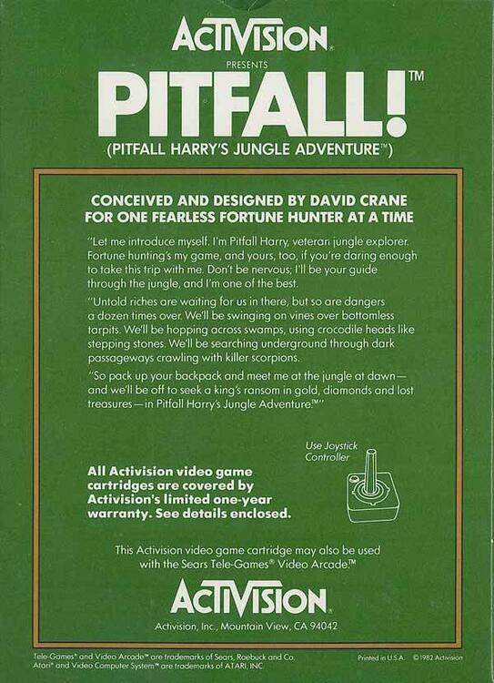Pitfall! - Édition Internationale