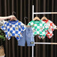 Fashion Personality Short Sleeve Boys Summer Suit - EX-STOCK Canada